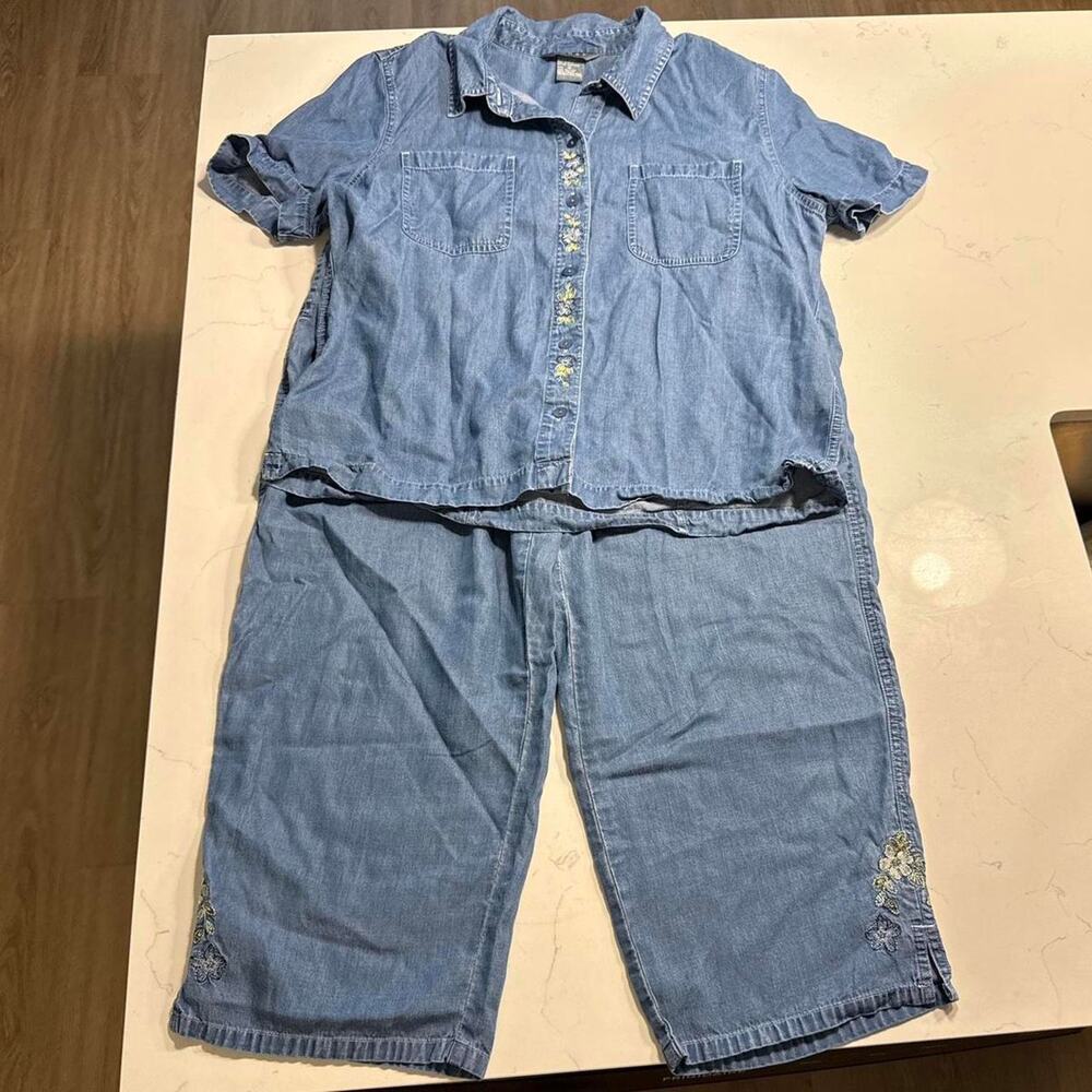 Beautiful vintage blue jean denim